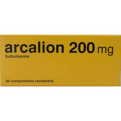 Arcalion Comprimidos Sulbutiamina Cansaço Wells