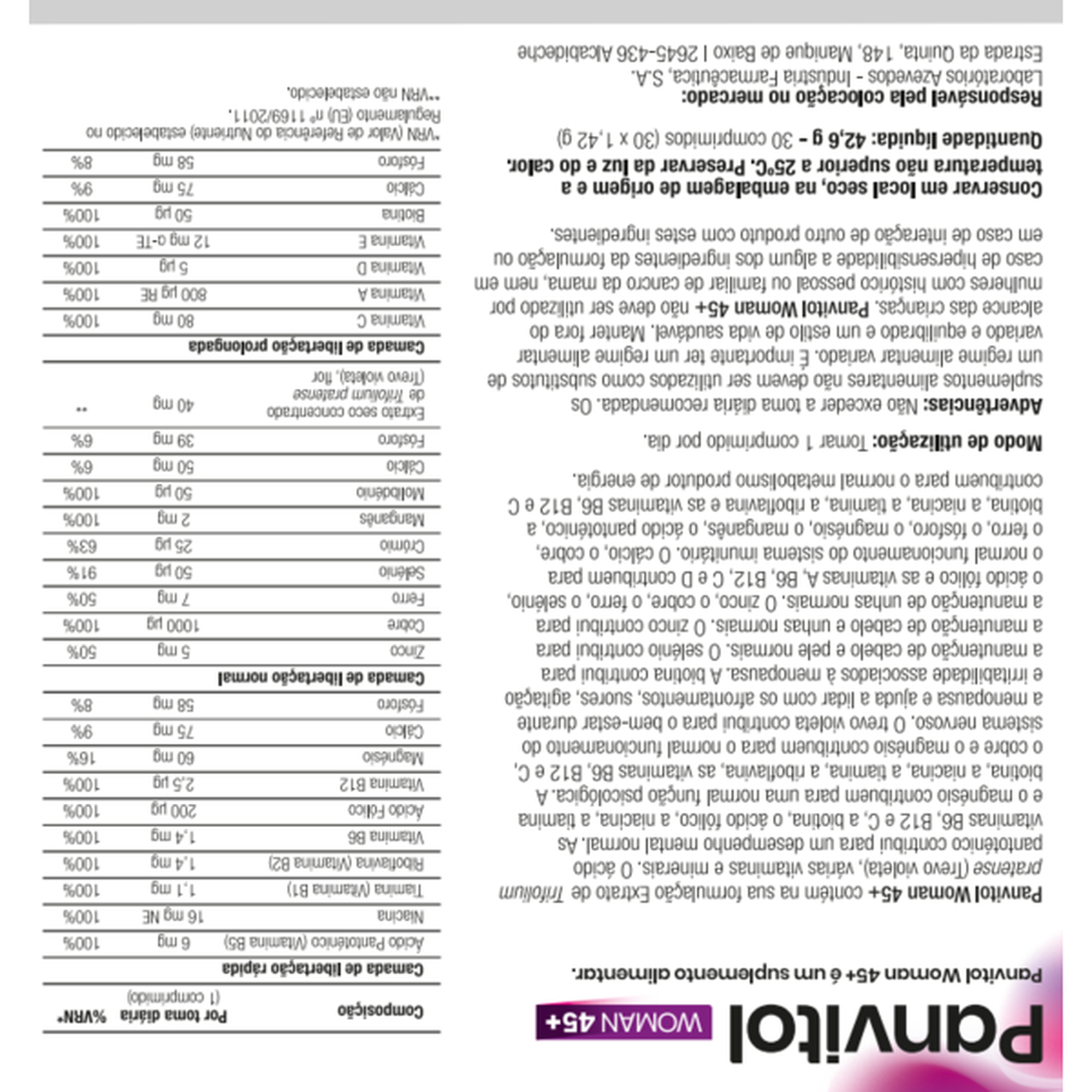 Woman 45+ Tecnologia Tricamada