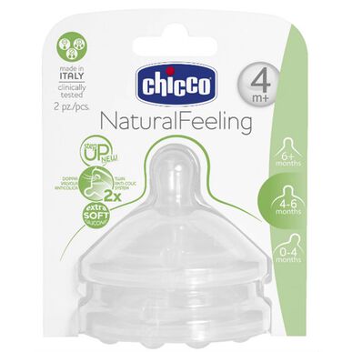Tetina NaturalFeeling Fluxo Regular +4m Wells