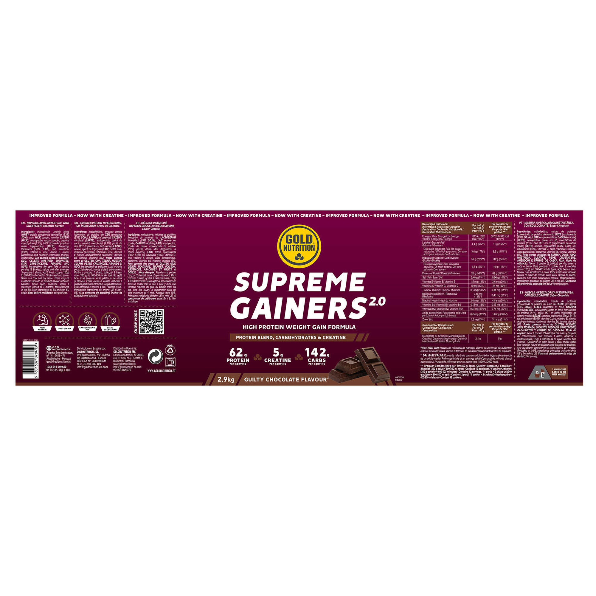 Supreme Gainers 2.0 Chocolate Flavour