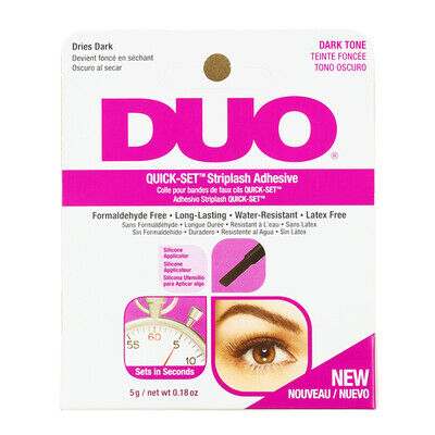 Cola Preta De Pestanas Postiças Em Banda Duo