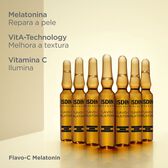 Flavo-C Melatonin Serum Repairs Ampoules Wells Image 5