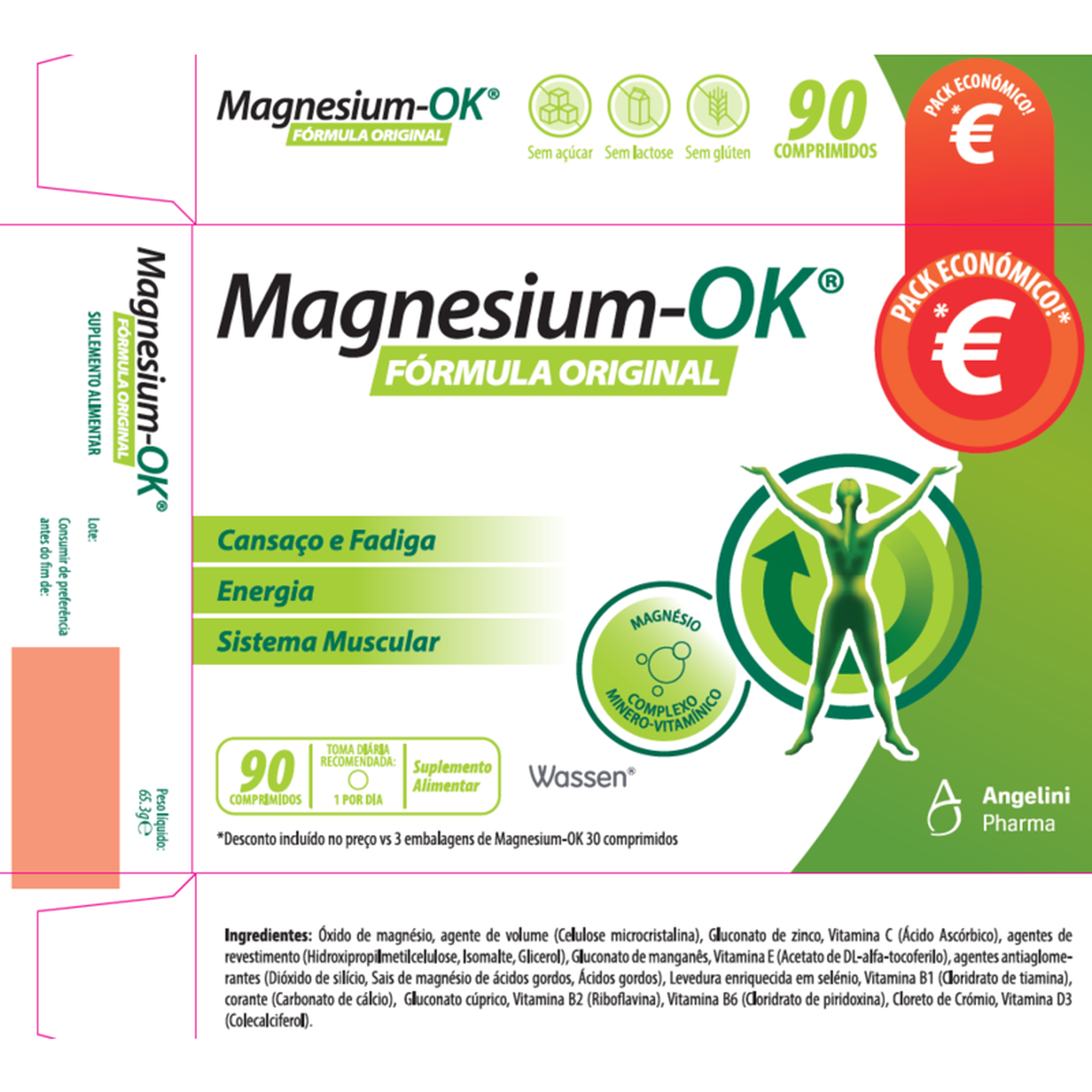 Suplemento Alimentar Magnésio Magnesium-Ok