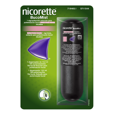 Nicorette BucoMist Spray Bucal Wells Image 1