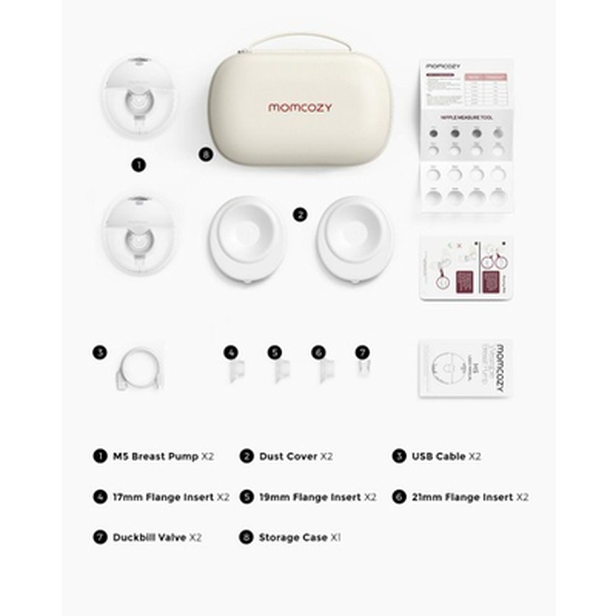 Double M5 Wearable Electric Breast Pump