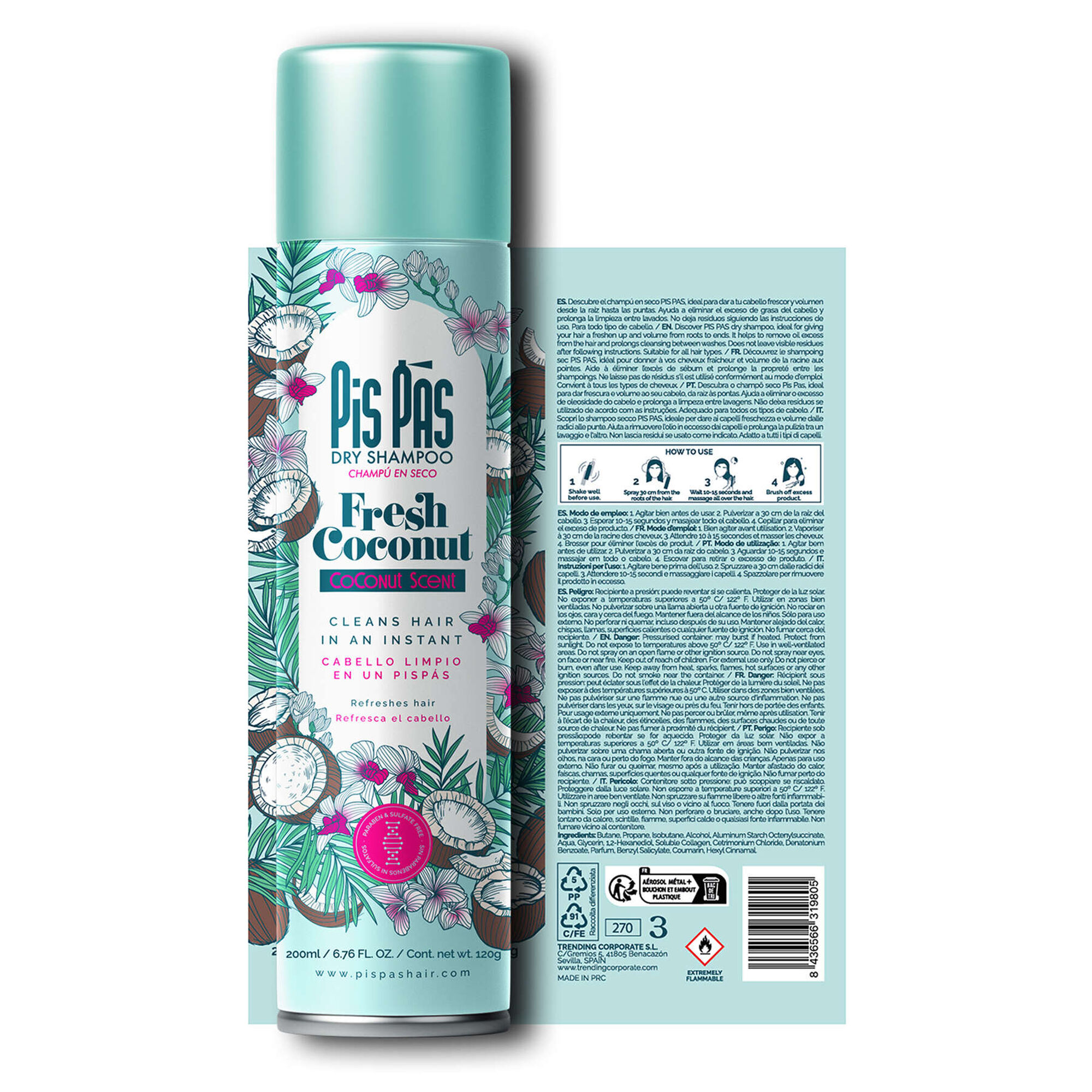 Dry Shampoo Fresh Coconut Scent