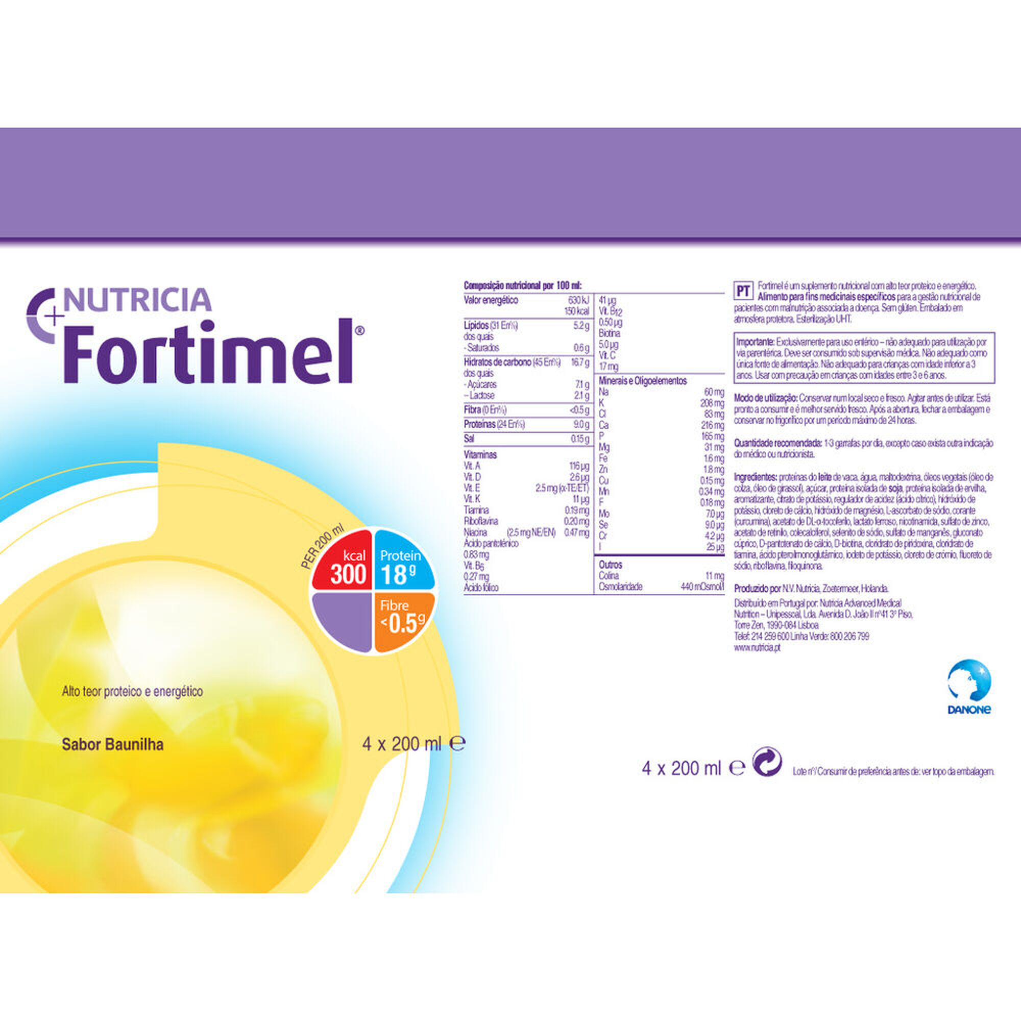 Fortimel Proteico Baunilha