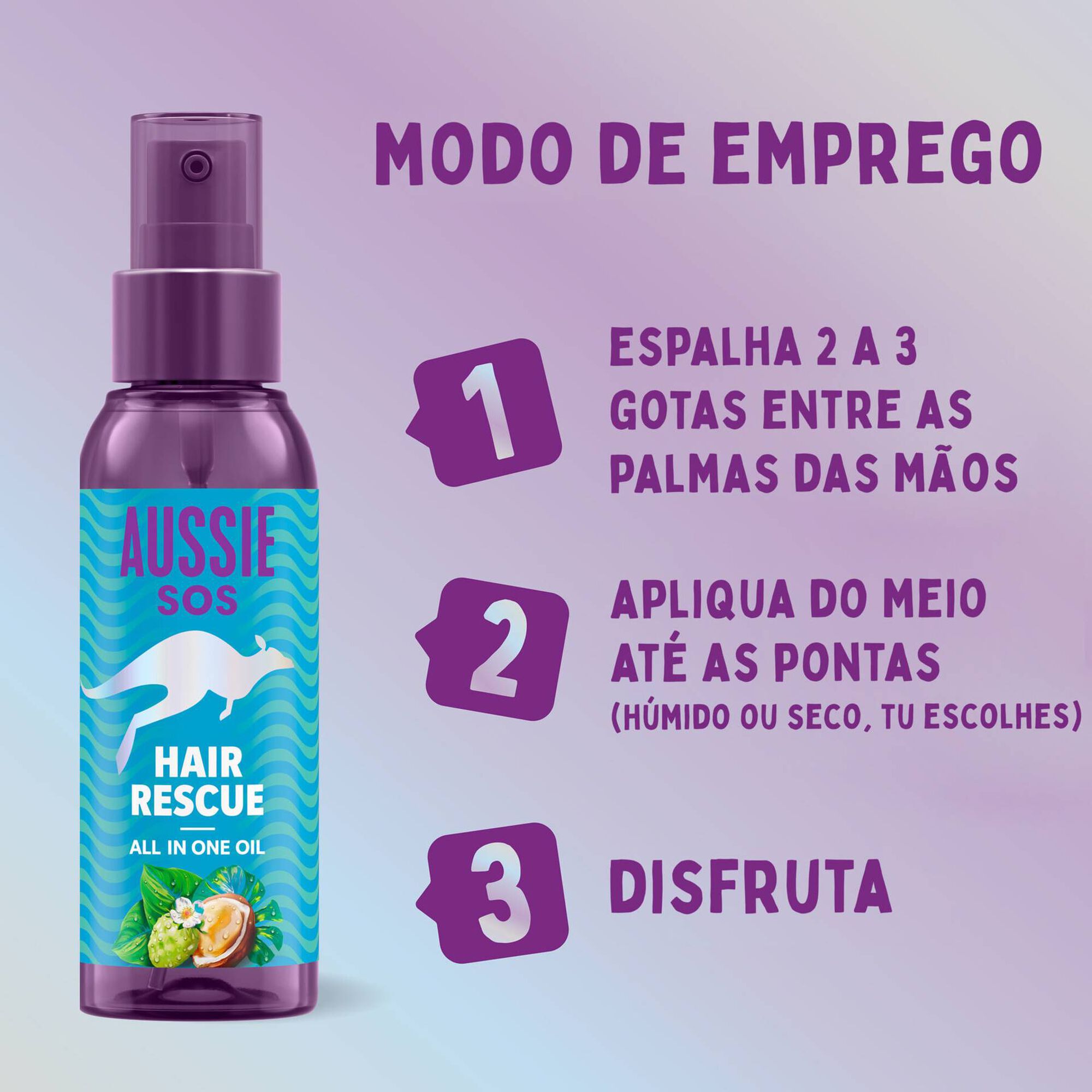 Óleo Cabelo Tudo em Um Hair Rescue