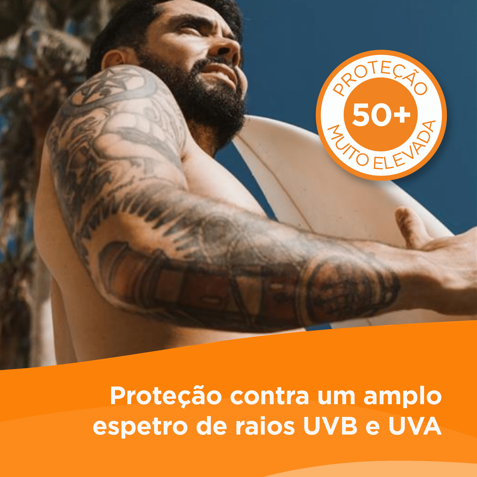 Creme Protetor Solar Rosto Tattoo SPF50+