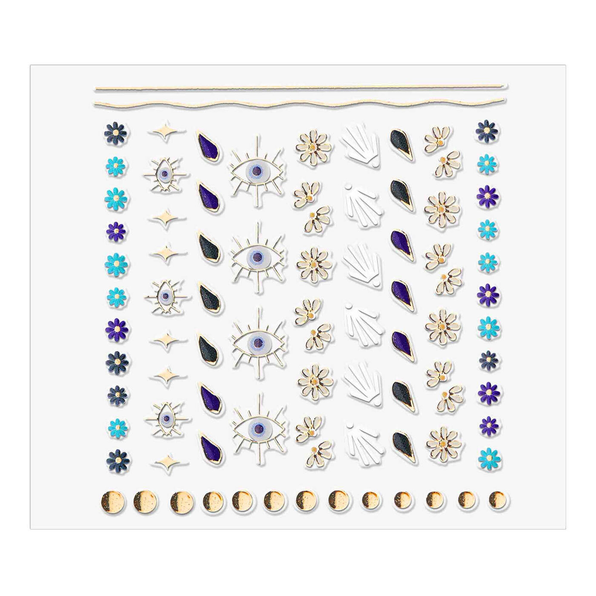 Autocolantes de Unhas Stay Bold Gold