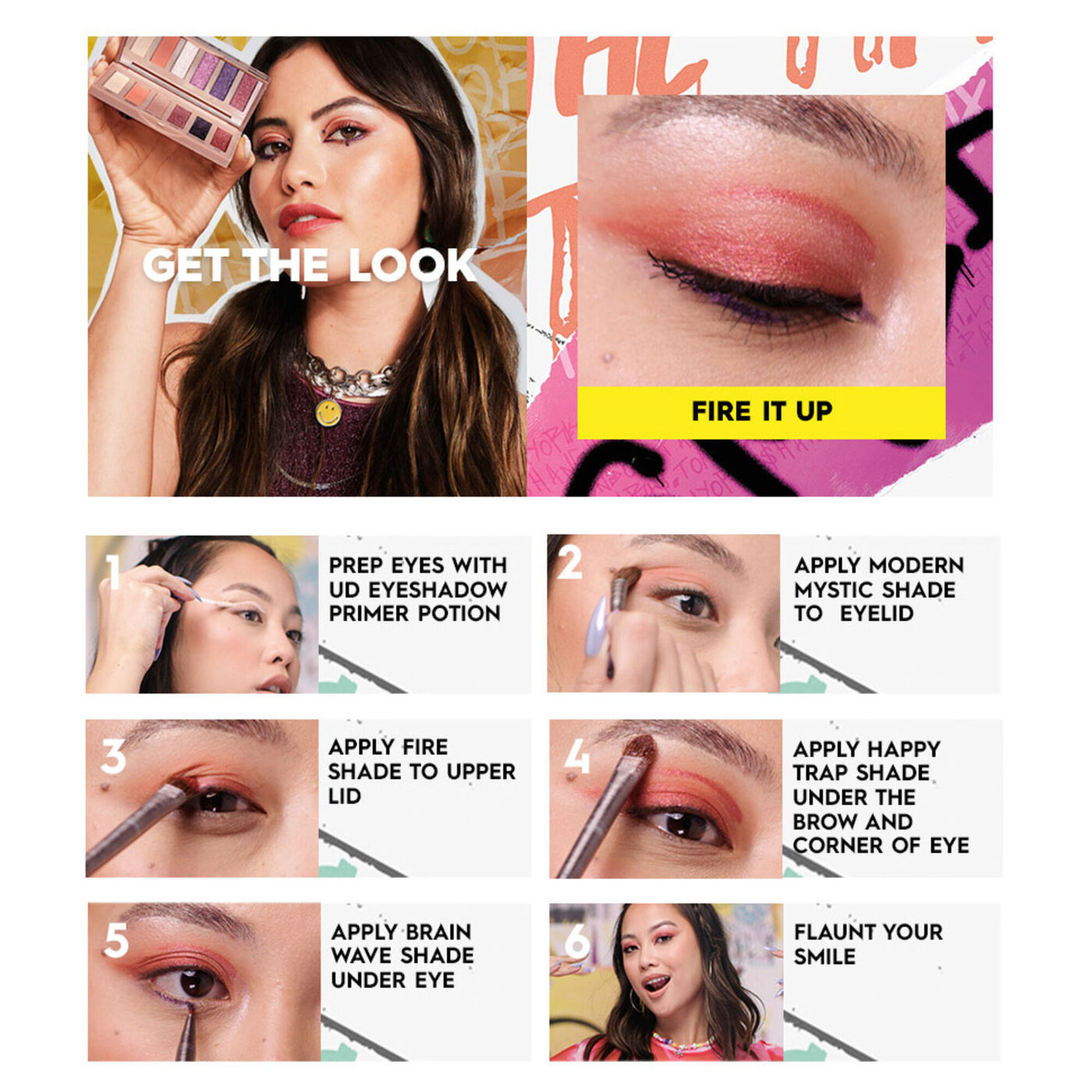 Paleta de Sombras Mini Smiley Mucho Happy