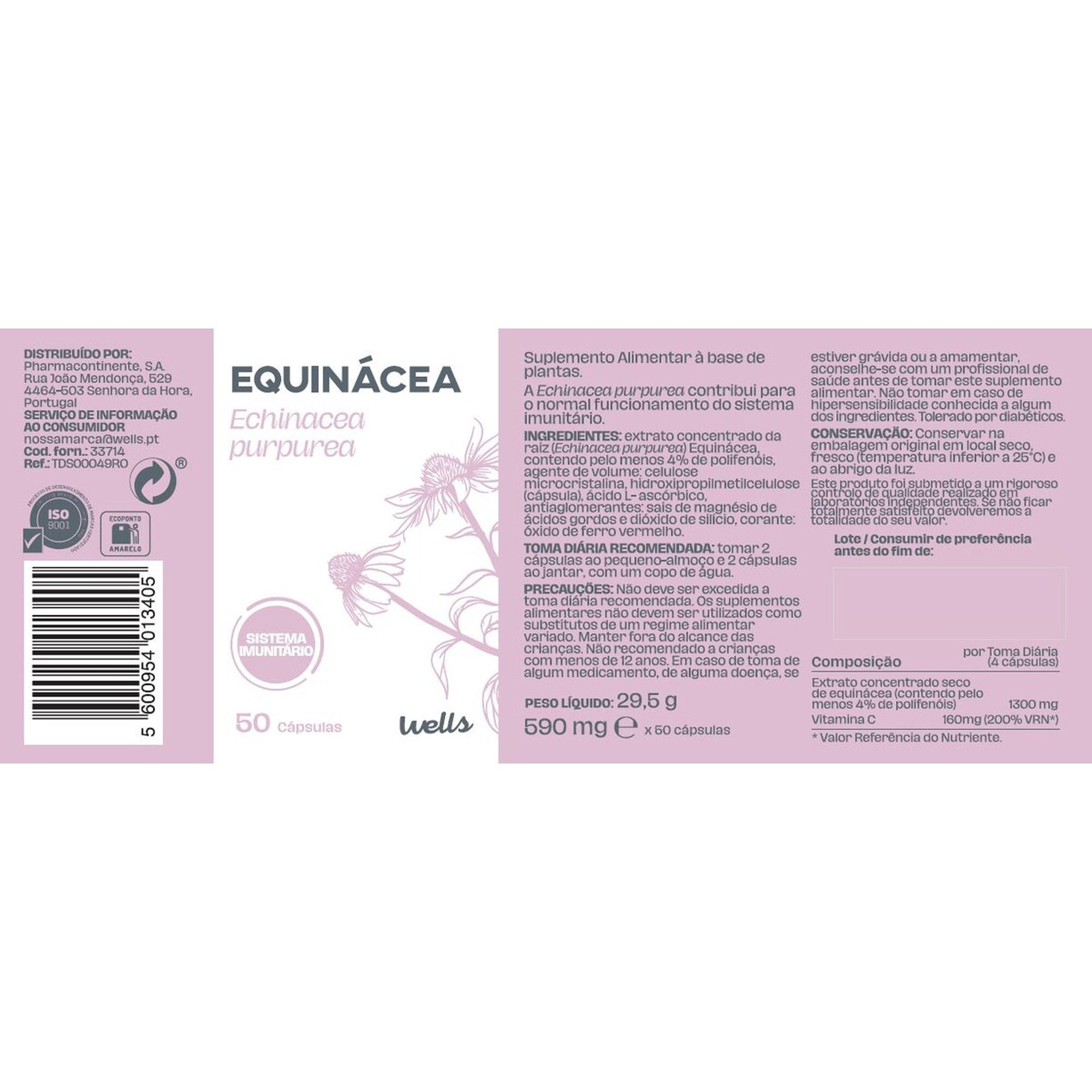 Suplemento Equinácea Sistema Imunitário