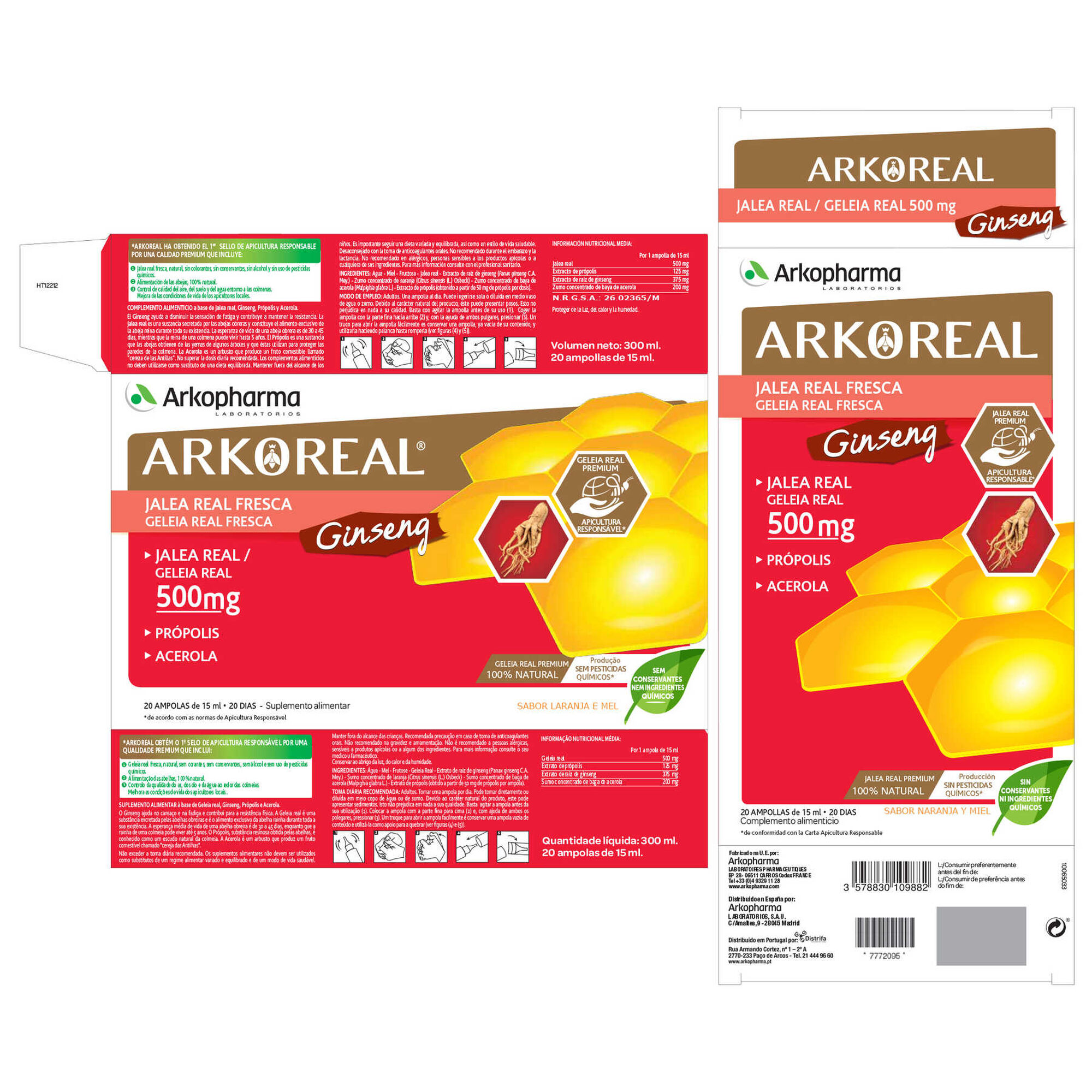 Suplemento Fortificante e Estimulante Ginseng