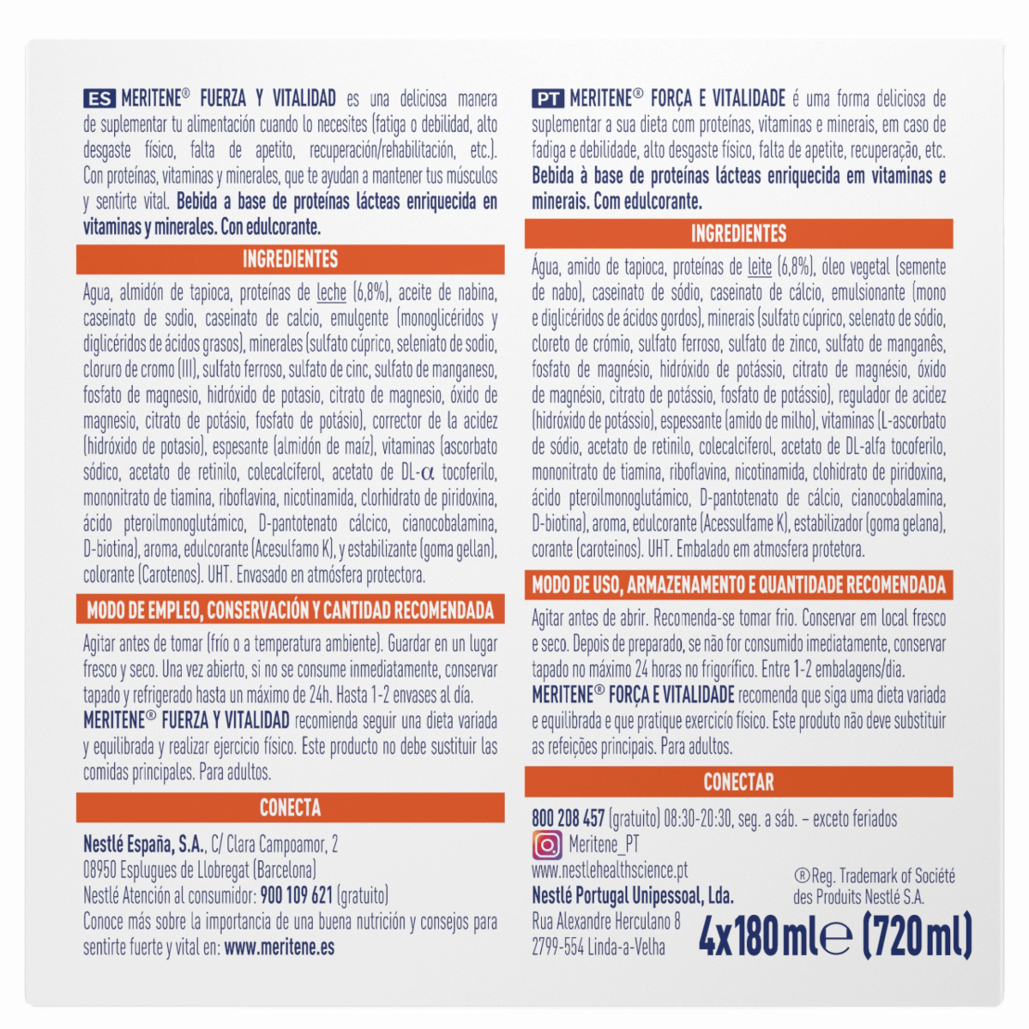 Pack Batidos de Força e Vitalidade Baunilha