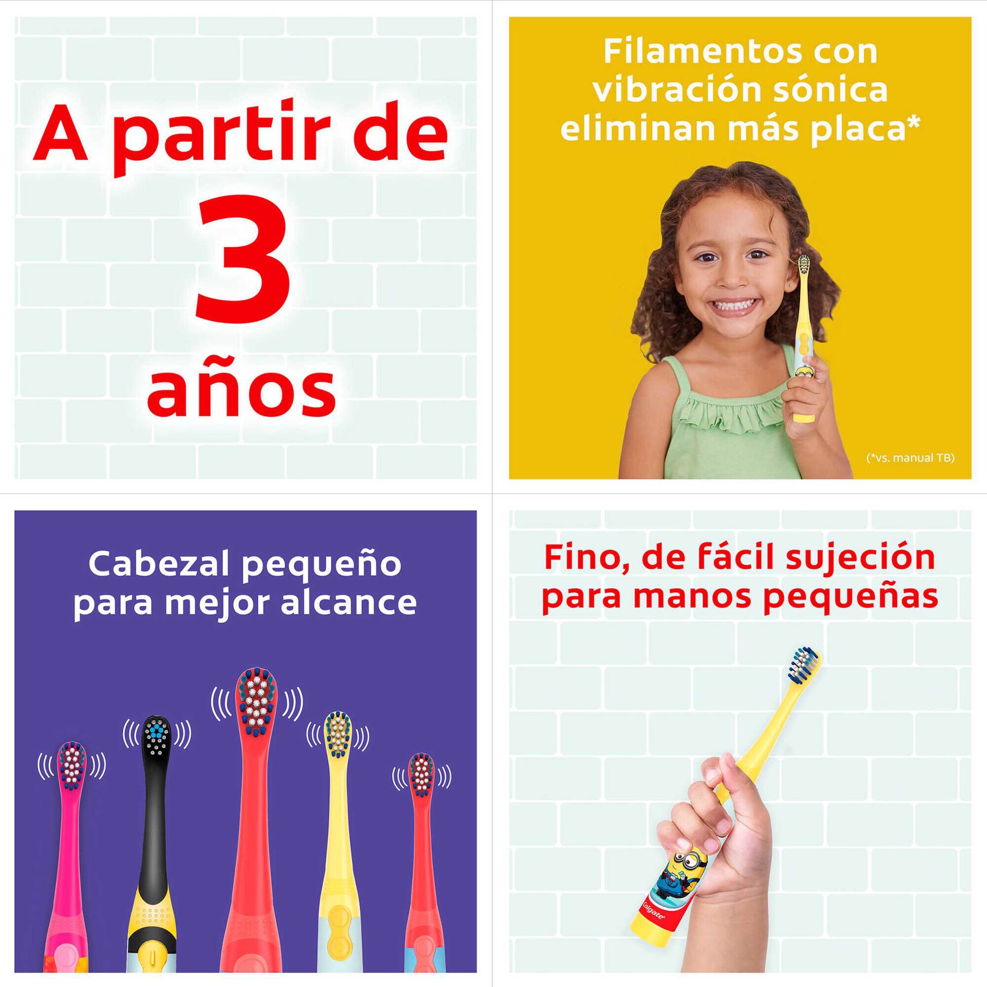 Escova de Dentes Smiles 2-6 Anos