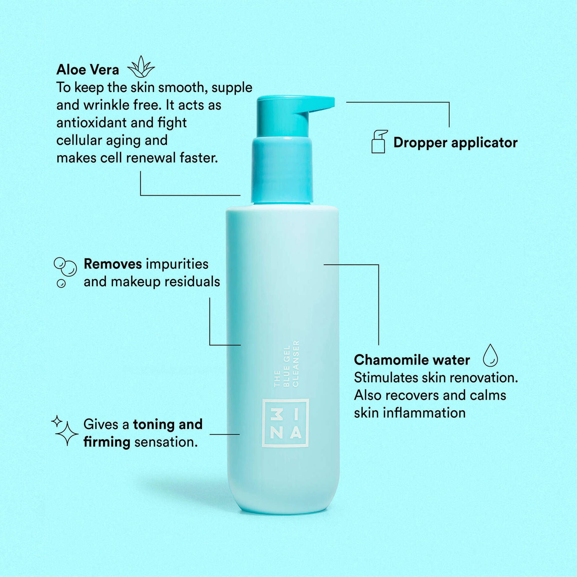 Gel de Limpeza The Blue Gel Cleanser