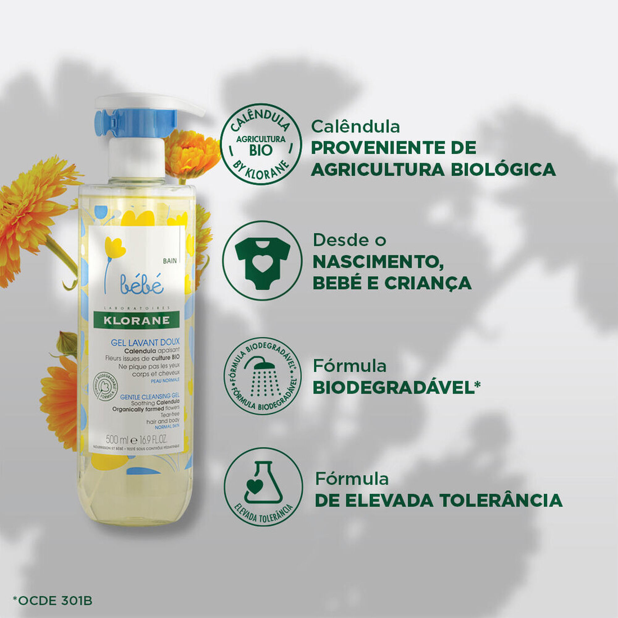 Gel Lavante Suave Bebé