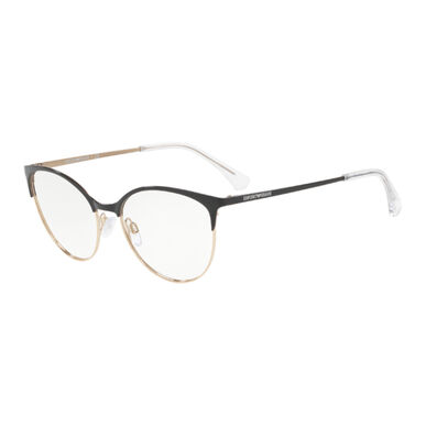 Armação Óculos Emporio Armani Preto 1087 Wells