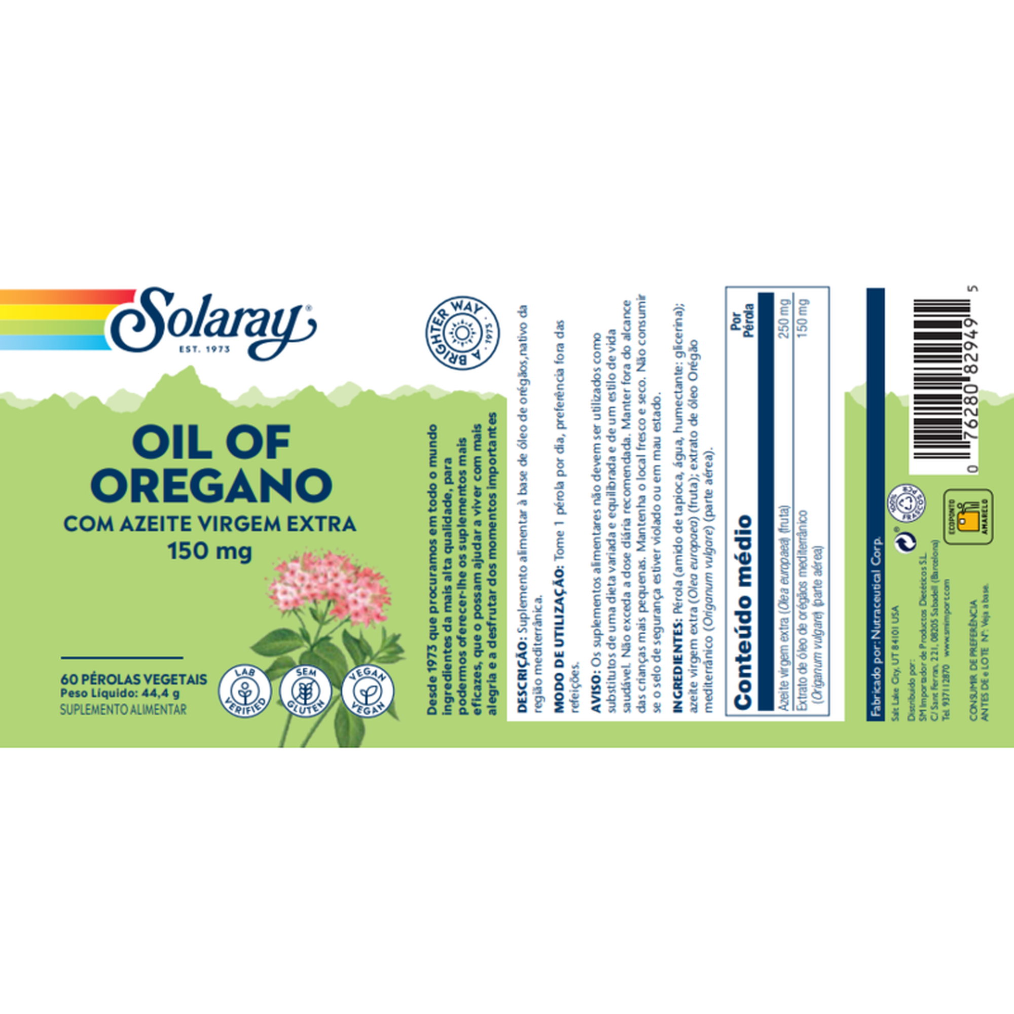 Oil of Oregano 150 mg