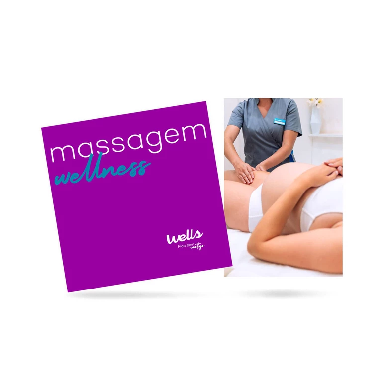 Voucher Digital Massagem Gravida Corpo Inteiro Wells | Wells