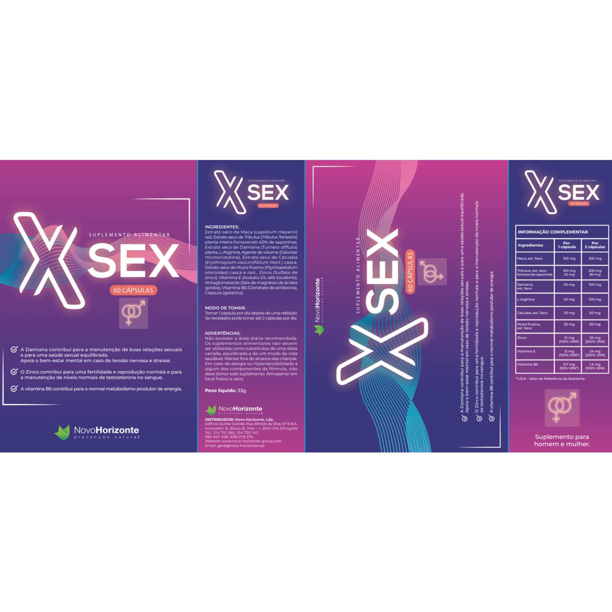 X-Sex Suplemento Alimentar