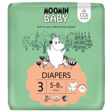 Fraldas de Bebé 5-8kg T3 Wells