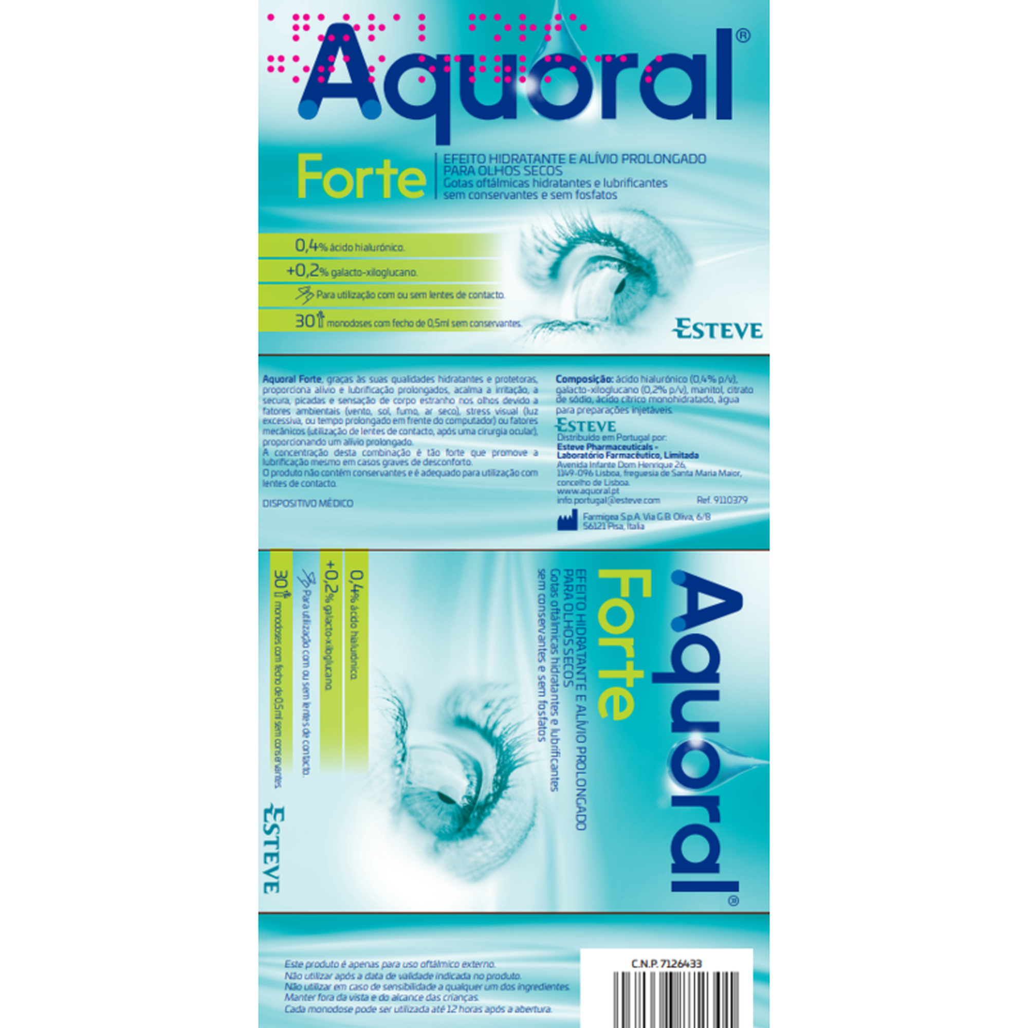 Gotas Oftálmicas Lubrificantes Forte