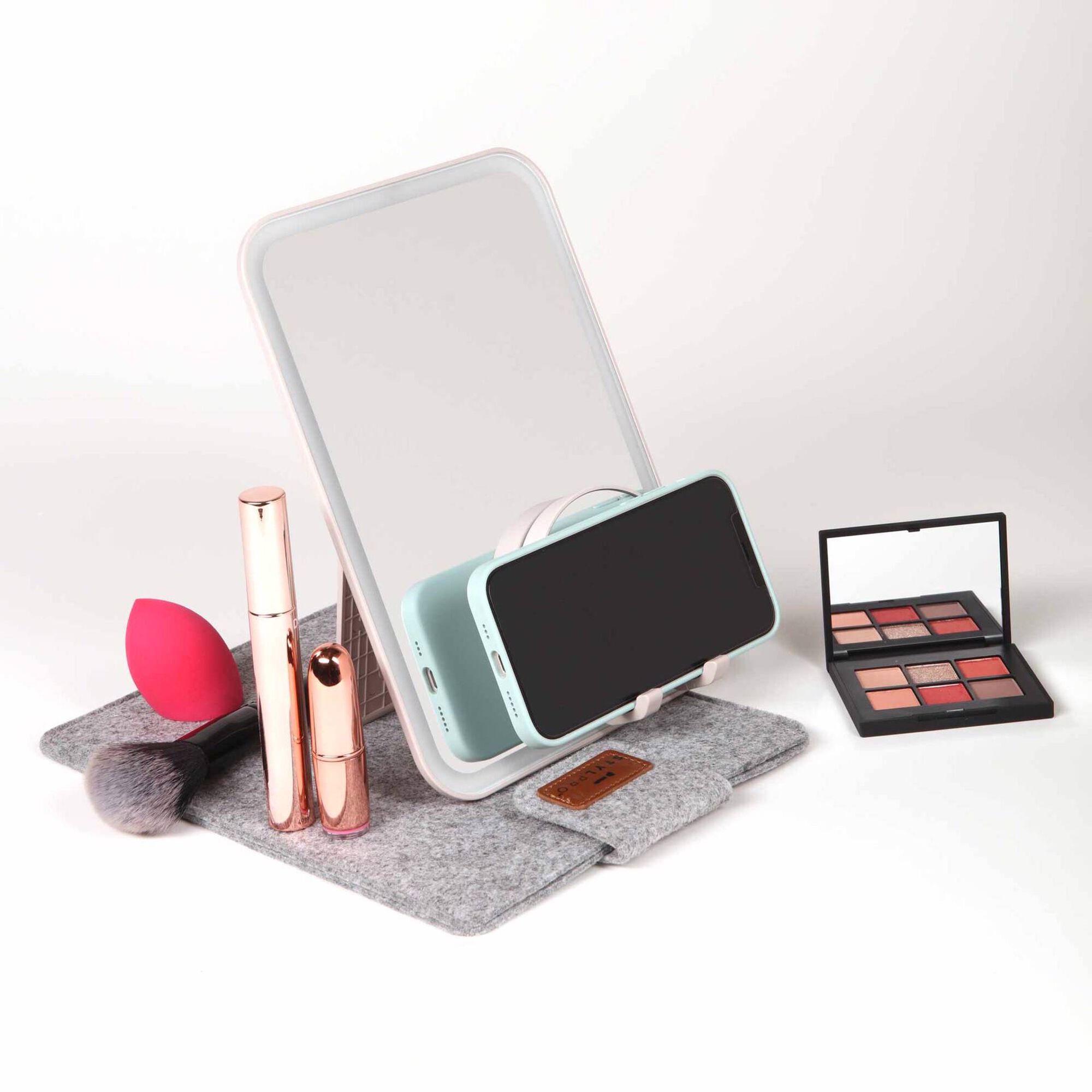 Espelho de Viagem Glow Behold Light-Up