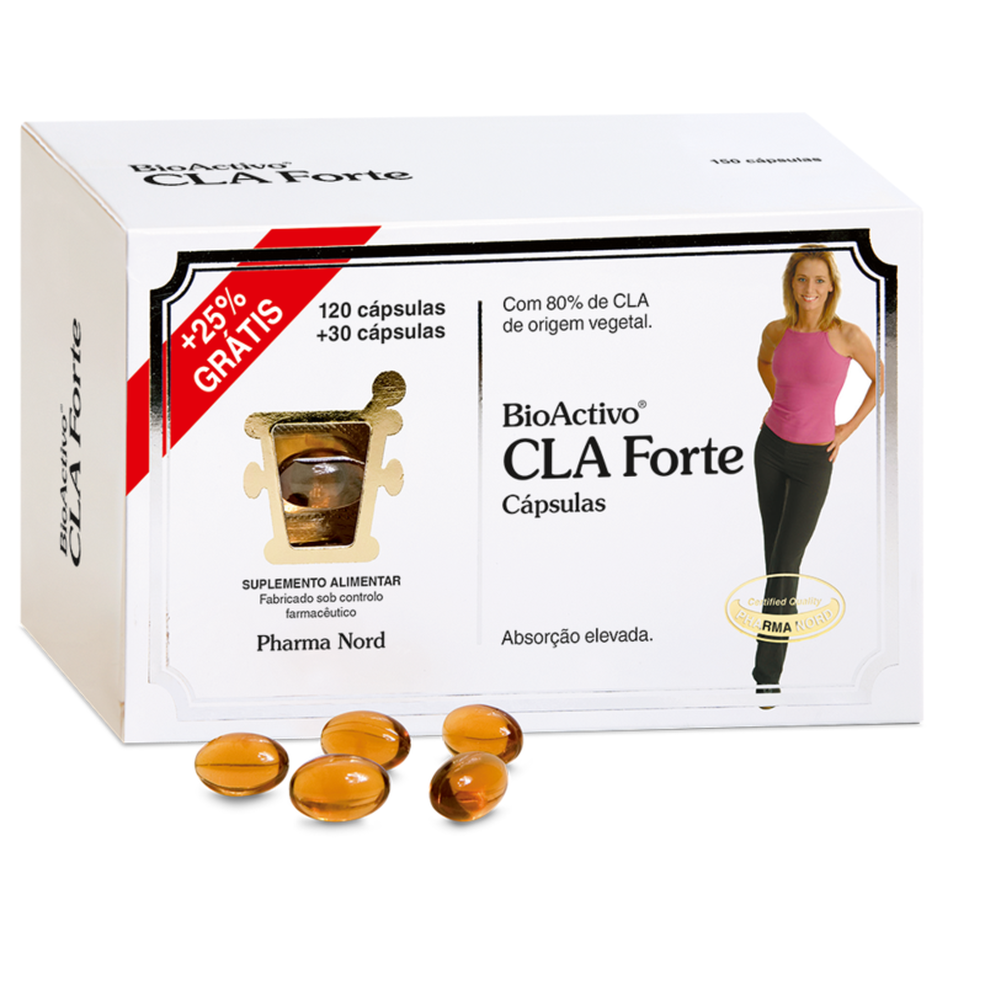 Cápsulas Redução de Massa Gorda CLA Forte