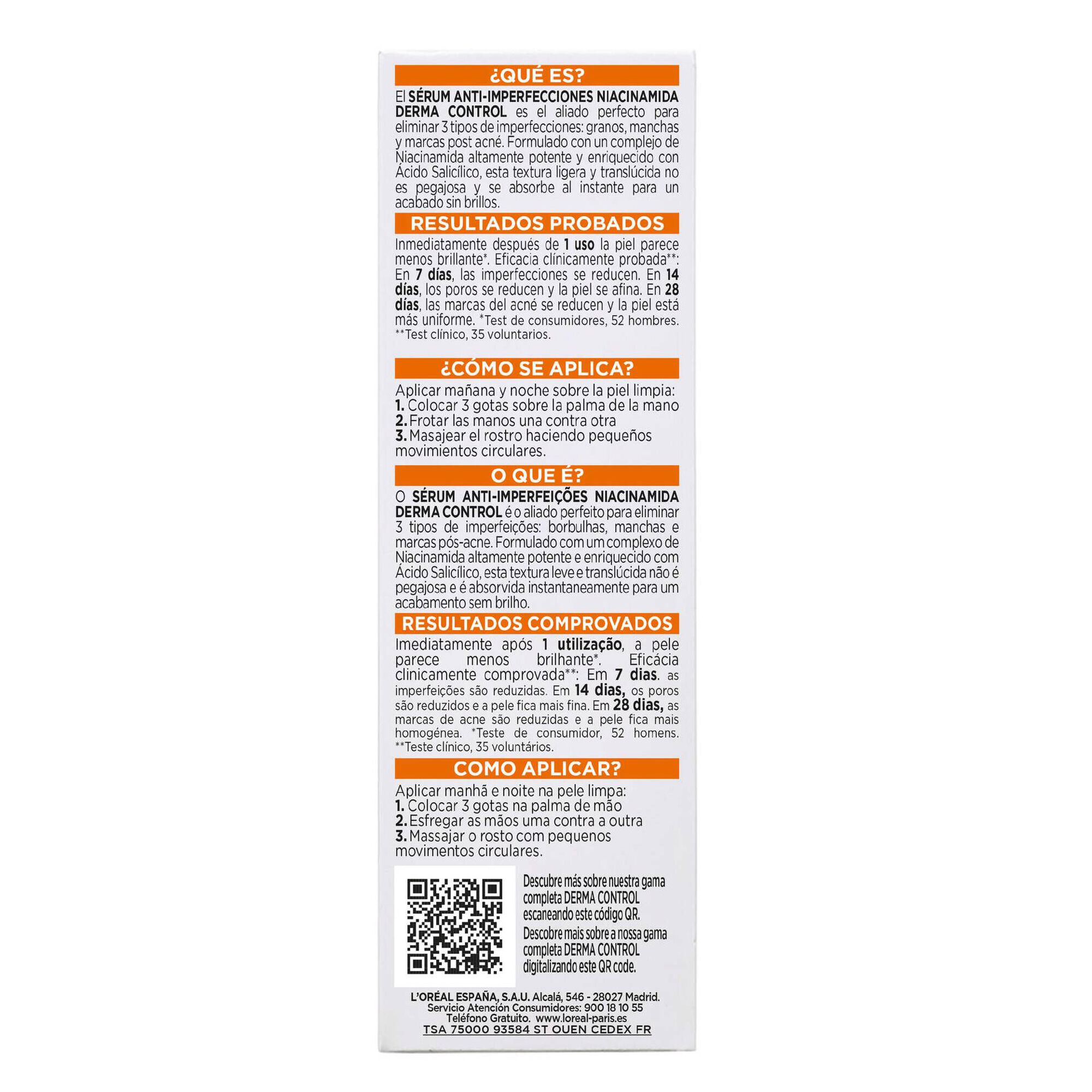 Derma Control Sérum Anti-Imperfeições