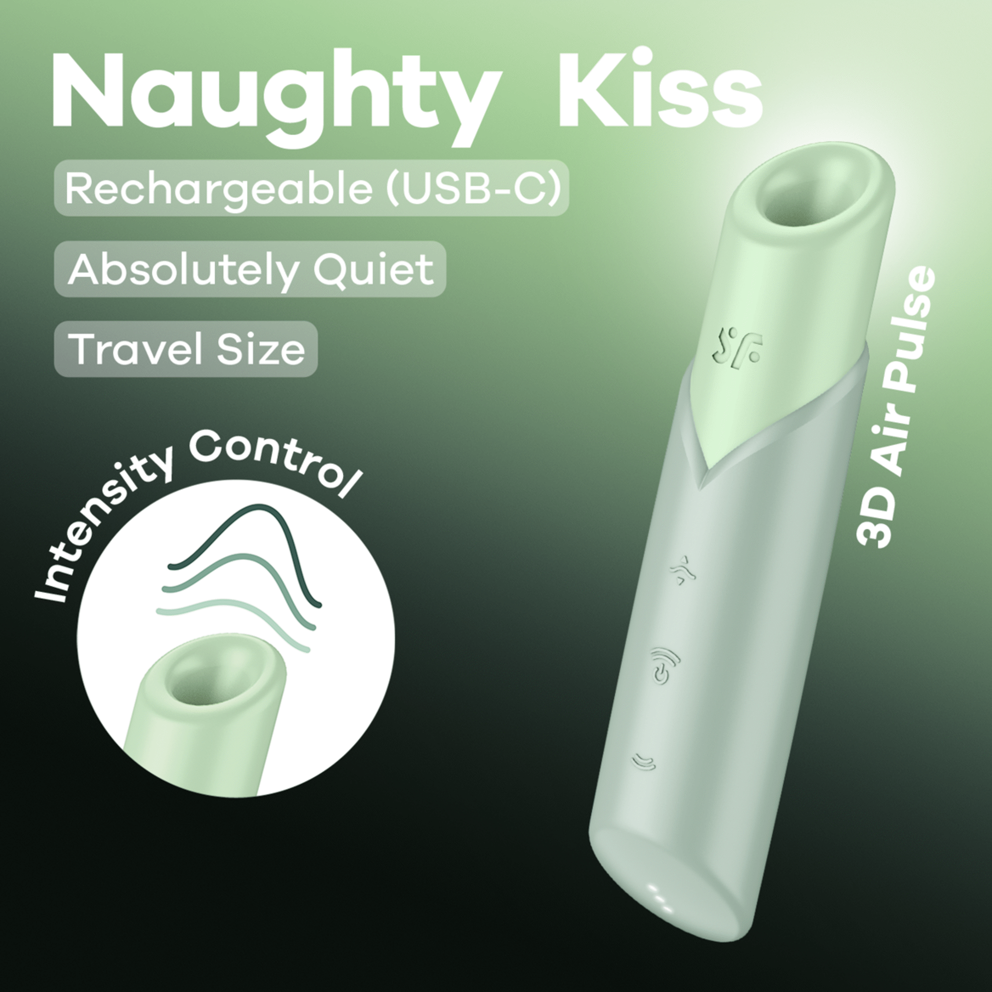 Air Pulse Vibrator Naughty Kiss
