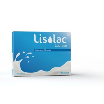 Lisolac cápsulas Digestão Lactose 60 cápsulas