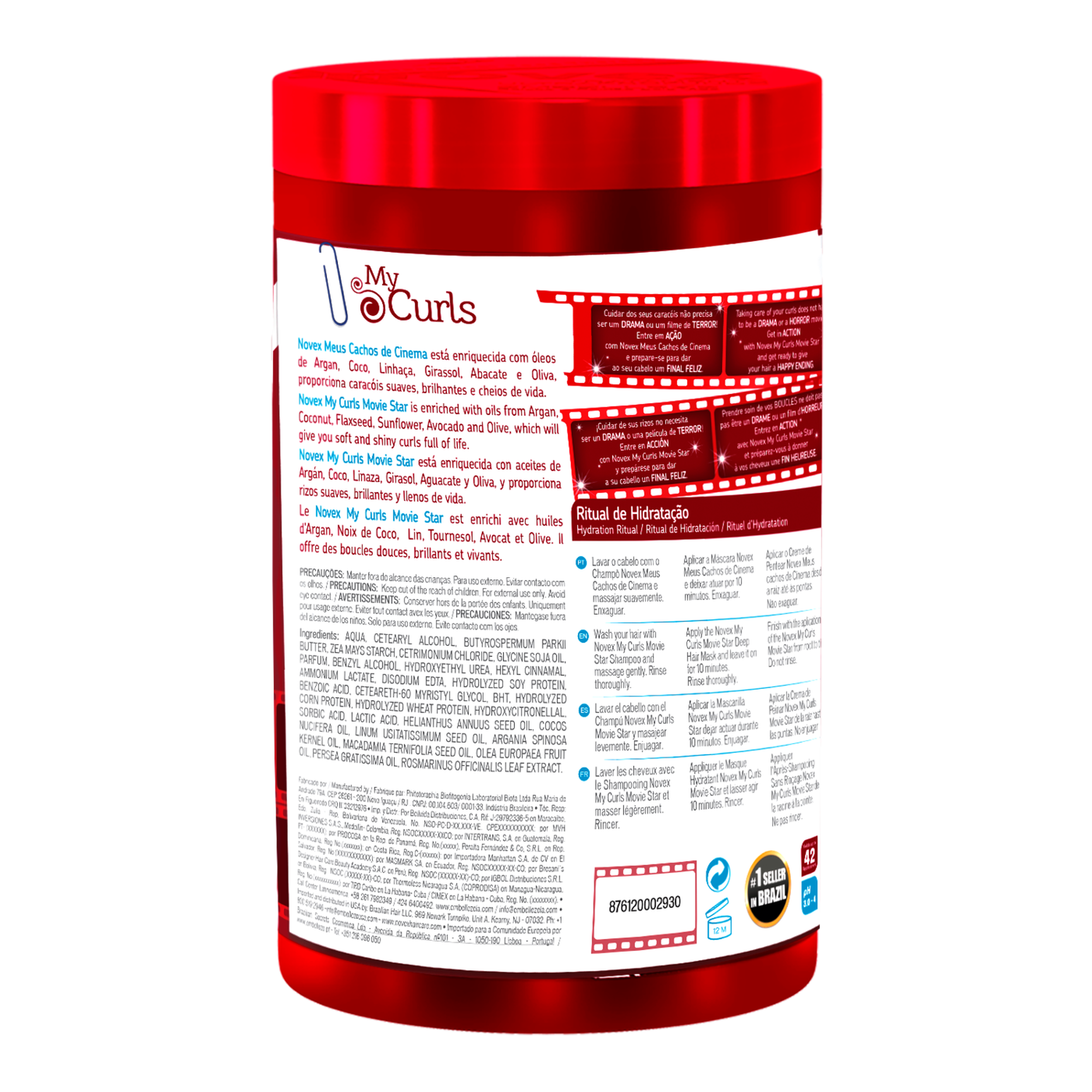 Máscara Suavizante Meus Cachos de Cinema