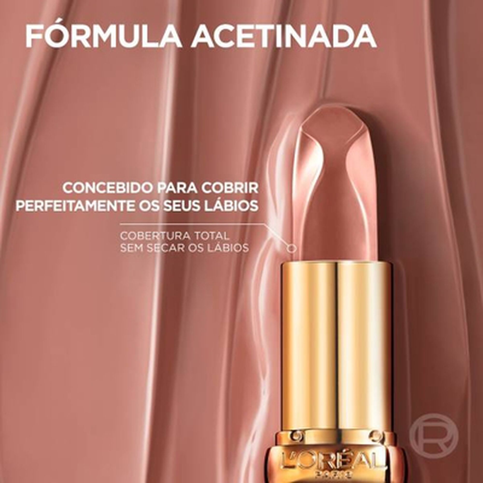 Batom Color Riche Nudes of Worth Acetinado