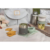 Thermo-Portion Stainless Steel Sage Green Wells Image 3