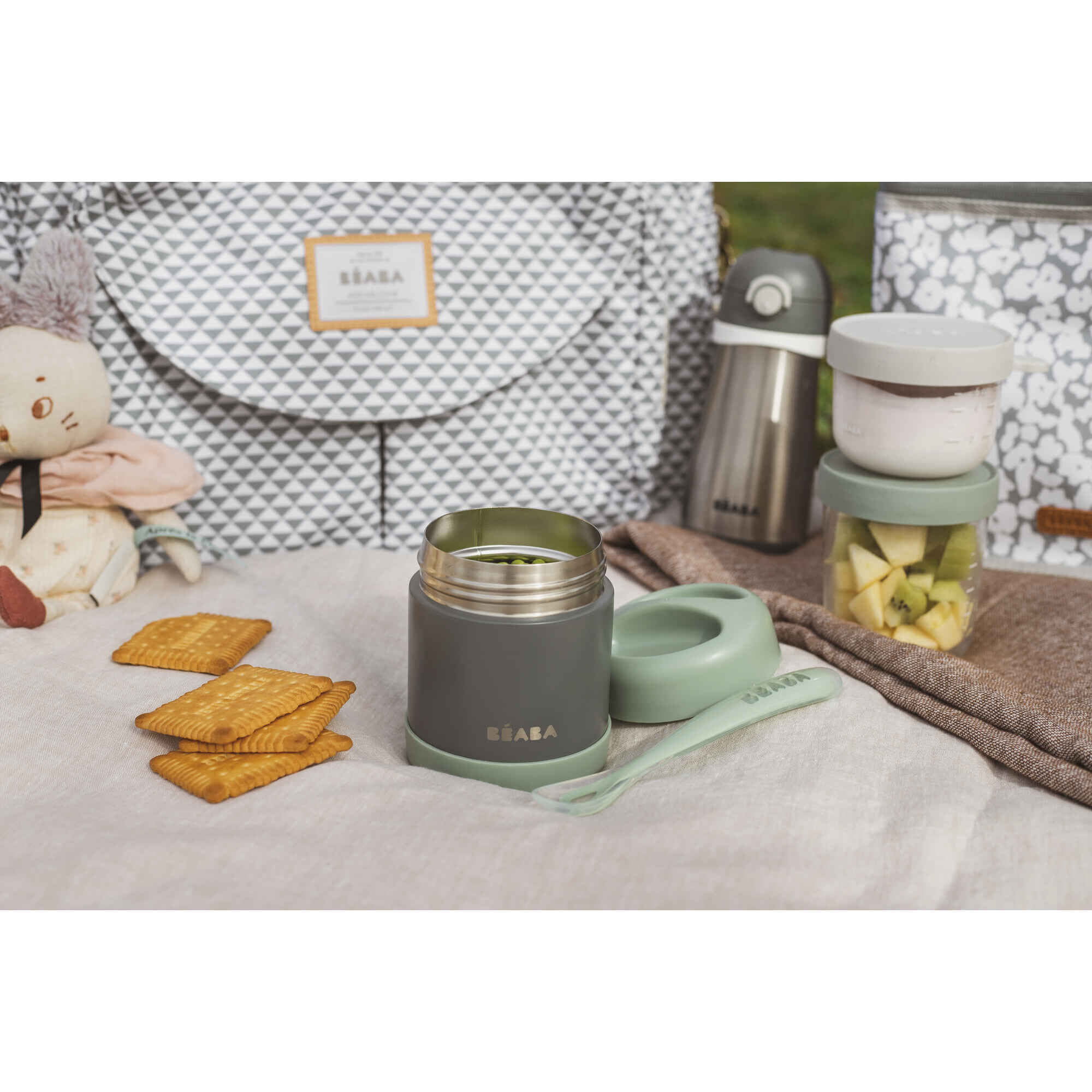 Thermo-Portion Stainless Steel Sage Green