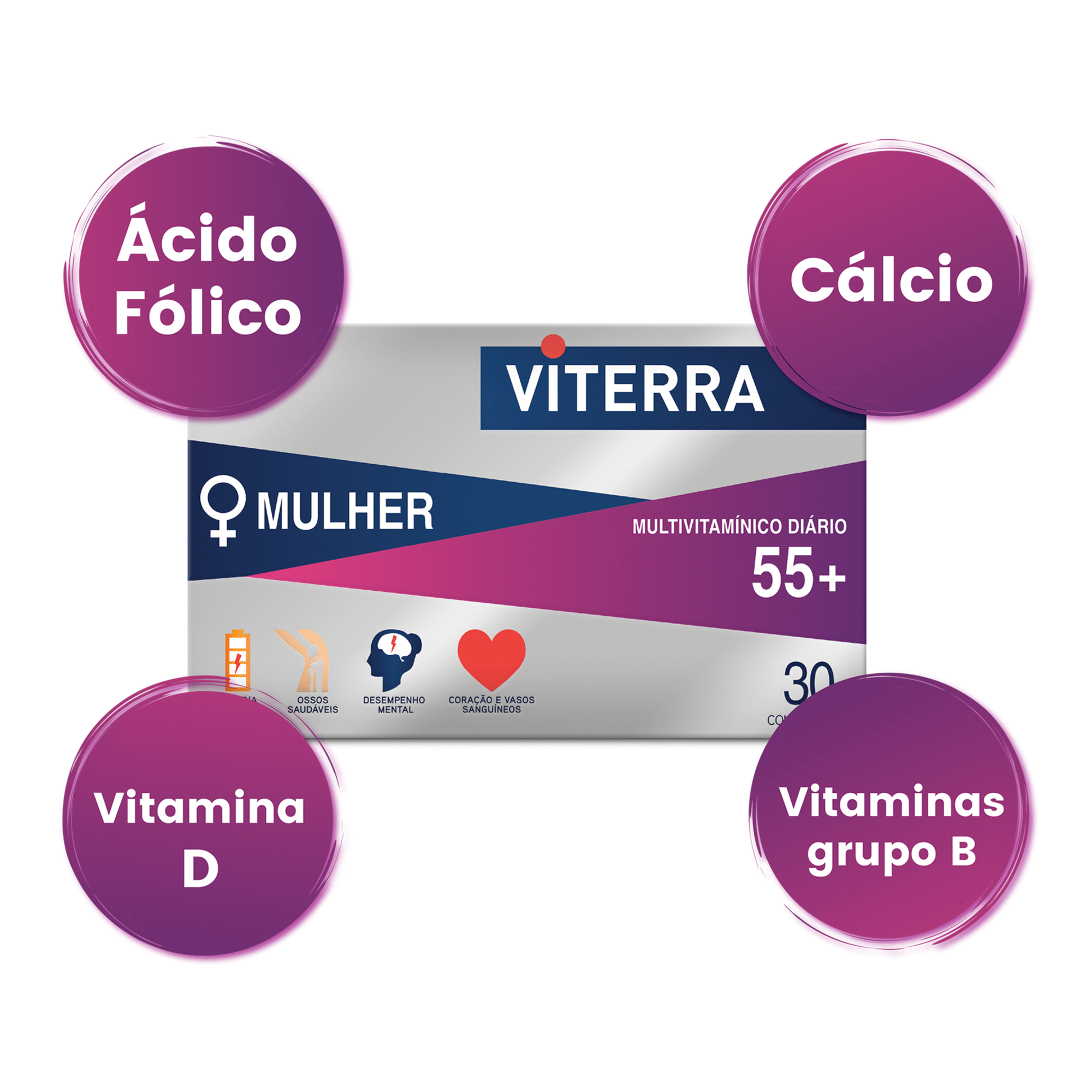 Multivitamínico Diário Platinum 55+ Mulher