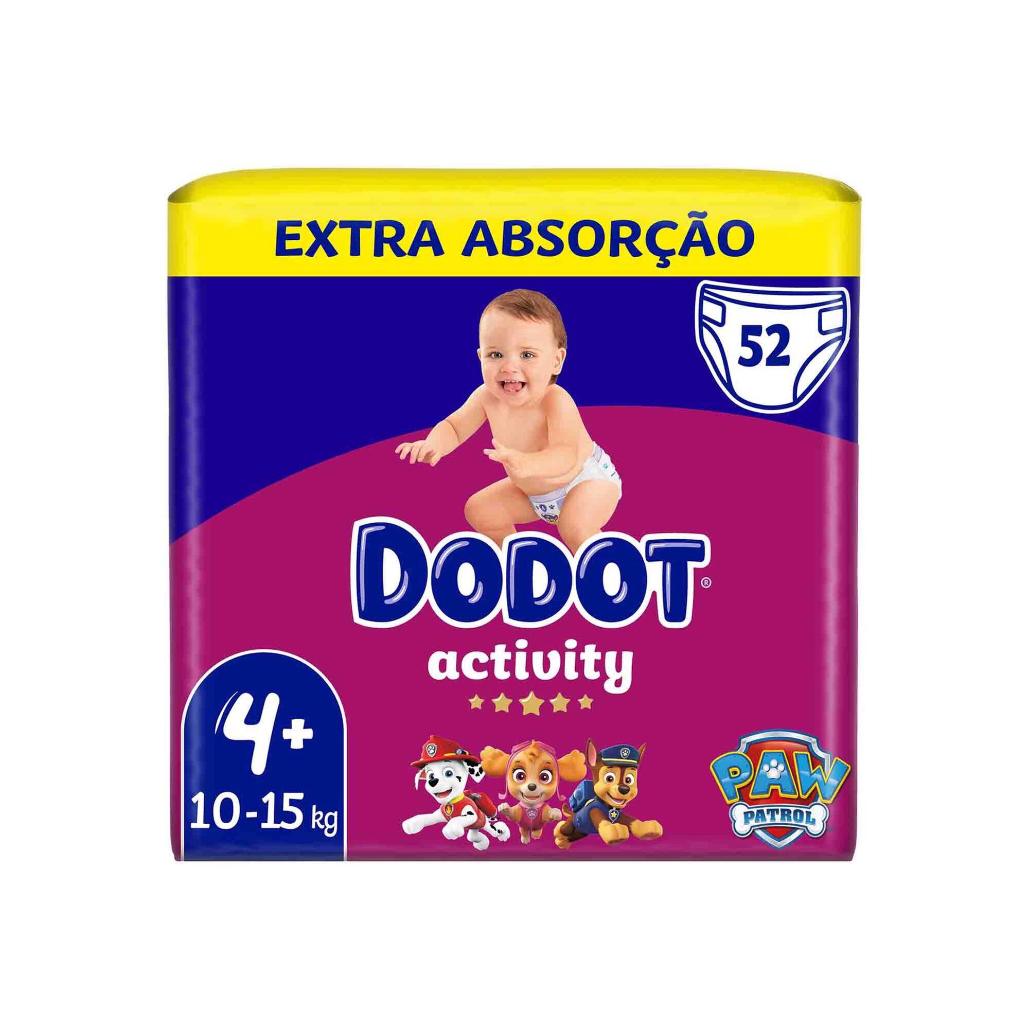 Fraldas de Bebé Activity 10-15kg T4+