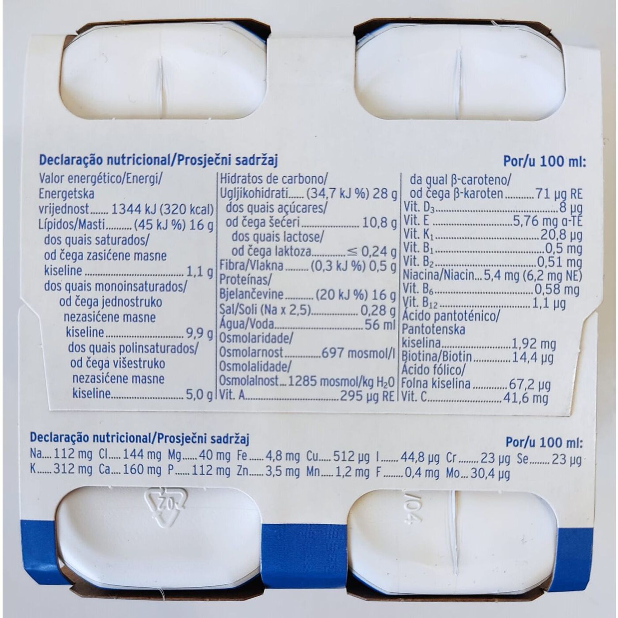 3, 2 Kcal Baunilha Caramelo