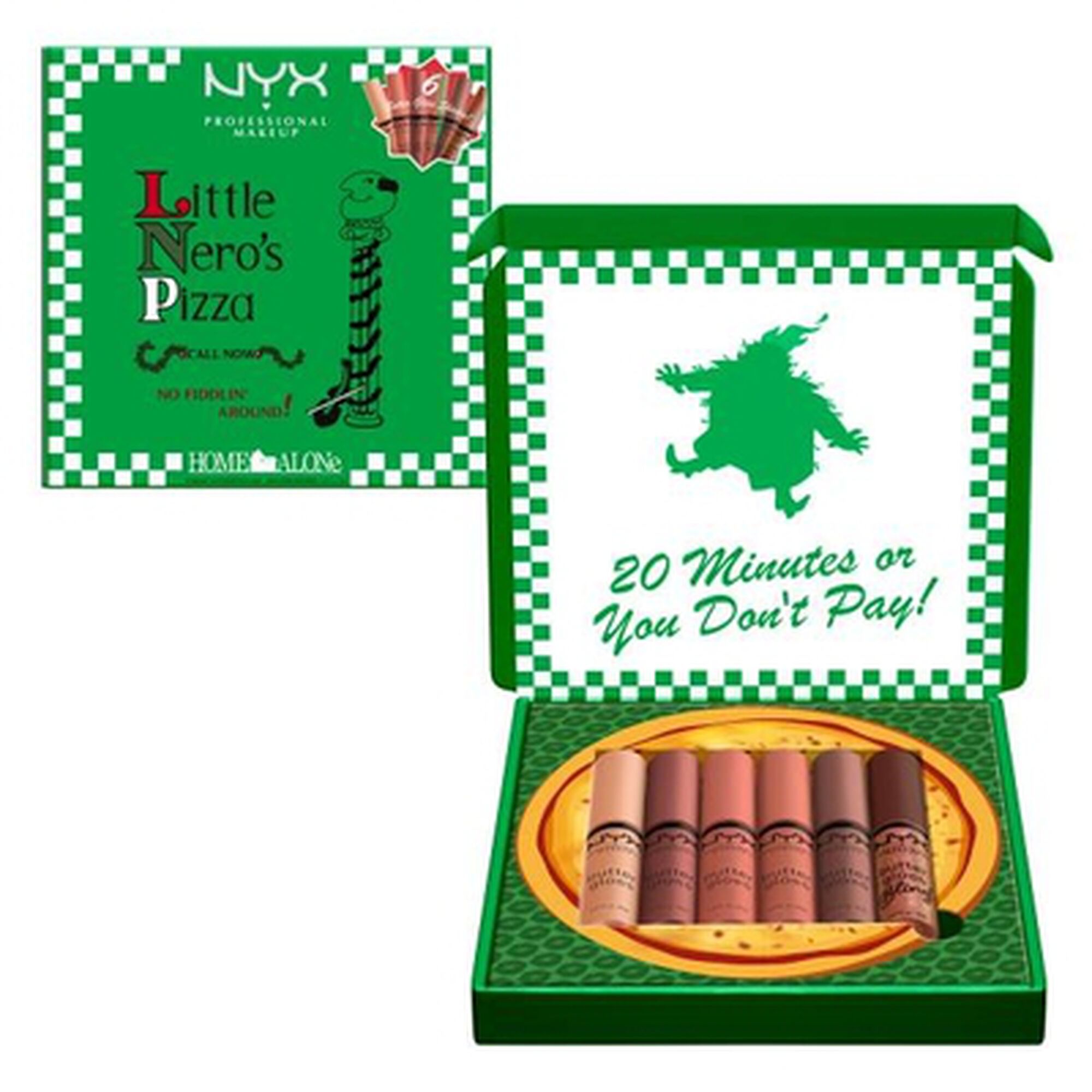 Set Butter Gloss Caixa de Pizza Home Alone