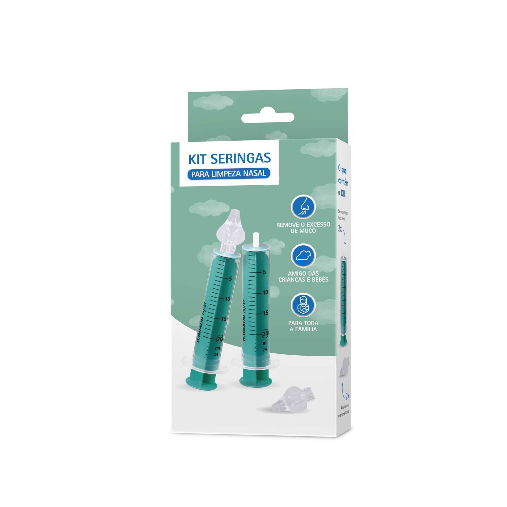 Kit Seringas para Limpeza Nasal