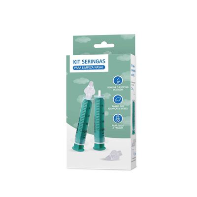 Kit Seringas para Limpeza Nasal