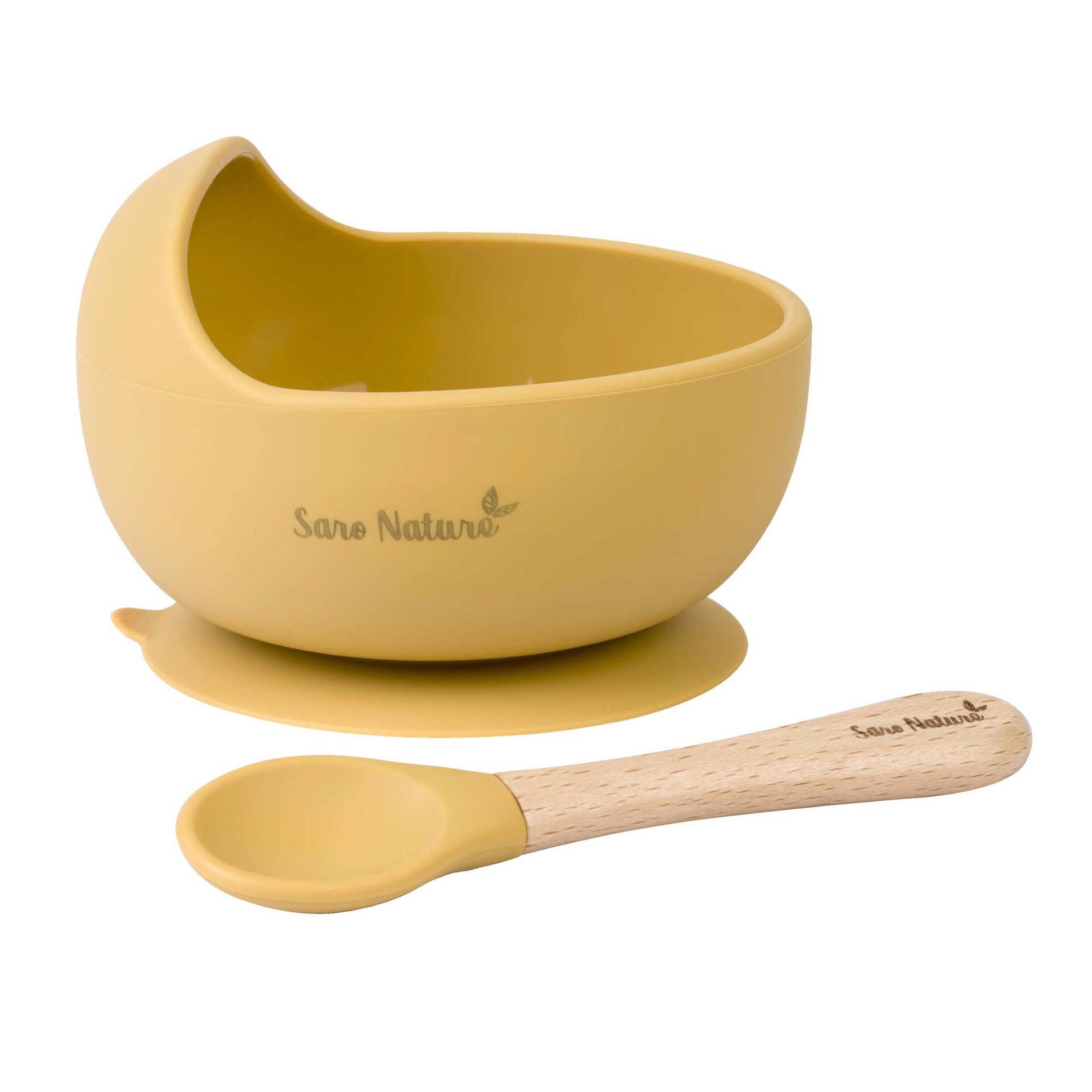 Saro Baby Set de Alimentos Nordic Wave Mostaza