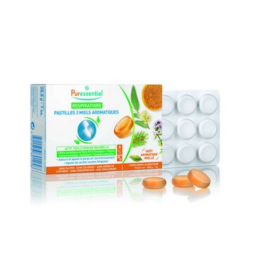 Respiratoire Pastilles 3 Miels Aromatiques Wells Image 1
