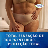 Cuecas Incontinência Silhouette Plus M Creme Wells Image 2