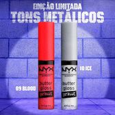 Buttergloss Metallic 09 Blood Vermelho 8 ml Wells Image 6