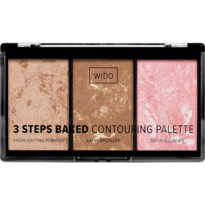 Paleta de Contorno Rosto 3 Steps Baked