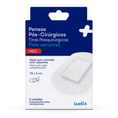 Pensos Pós-Cirúrgicos Pele Sensível Wells