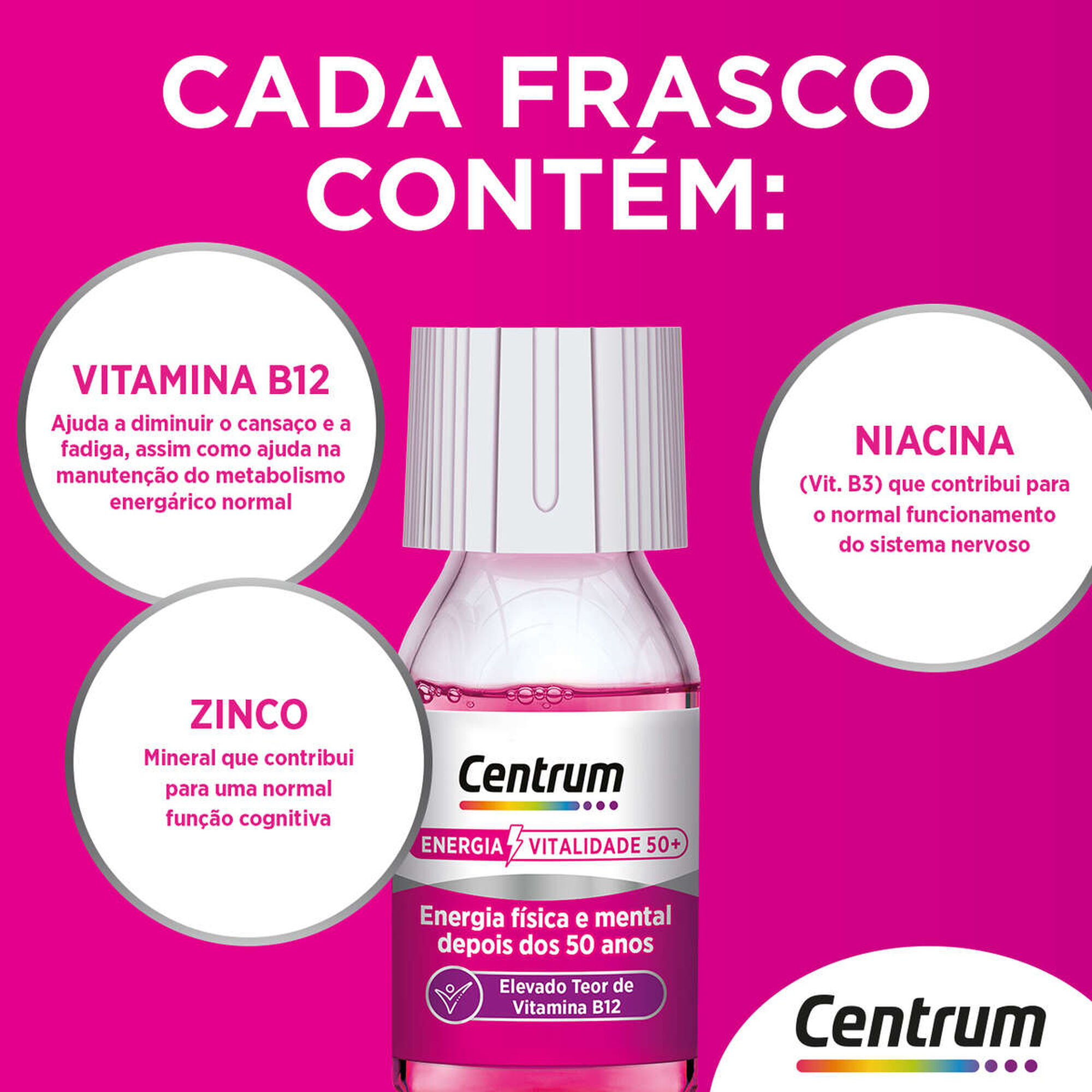 Suplemento Alimentar Energia & Vitalidade 50+