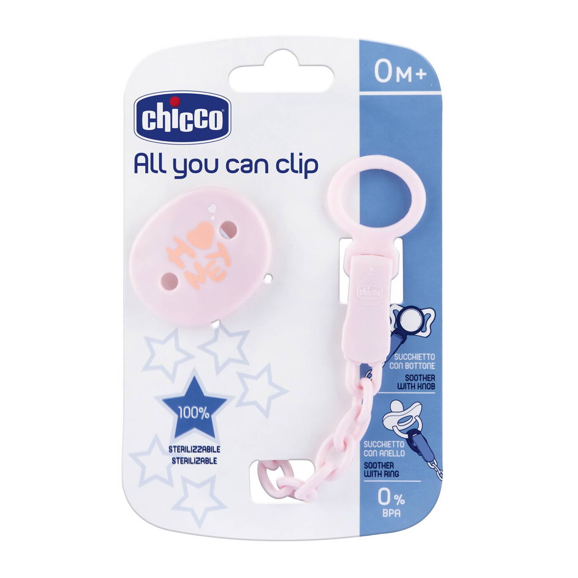 Clip de Chucha Universal Rosa